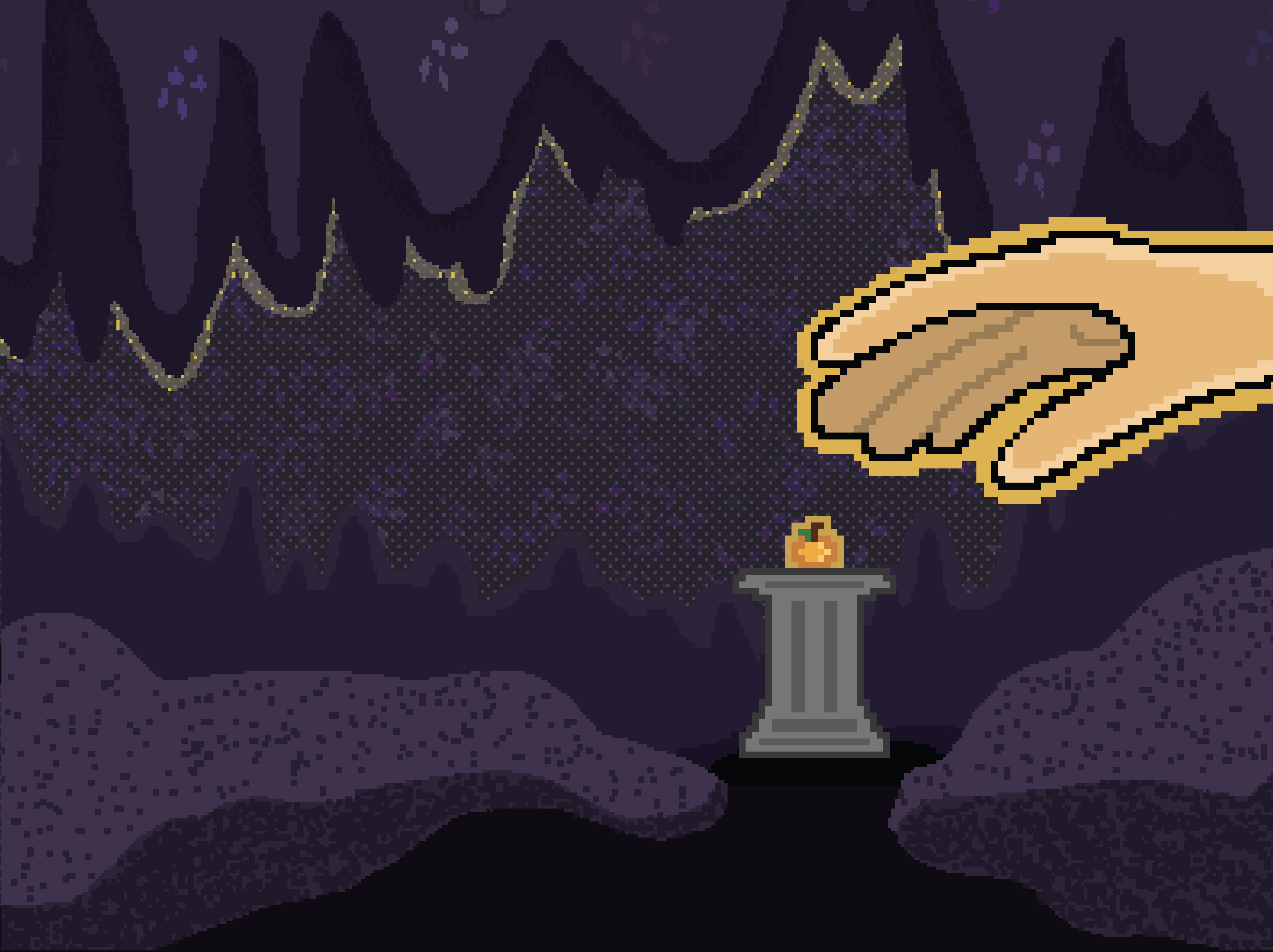 Michigan Apples Pixel Poster hero image